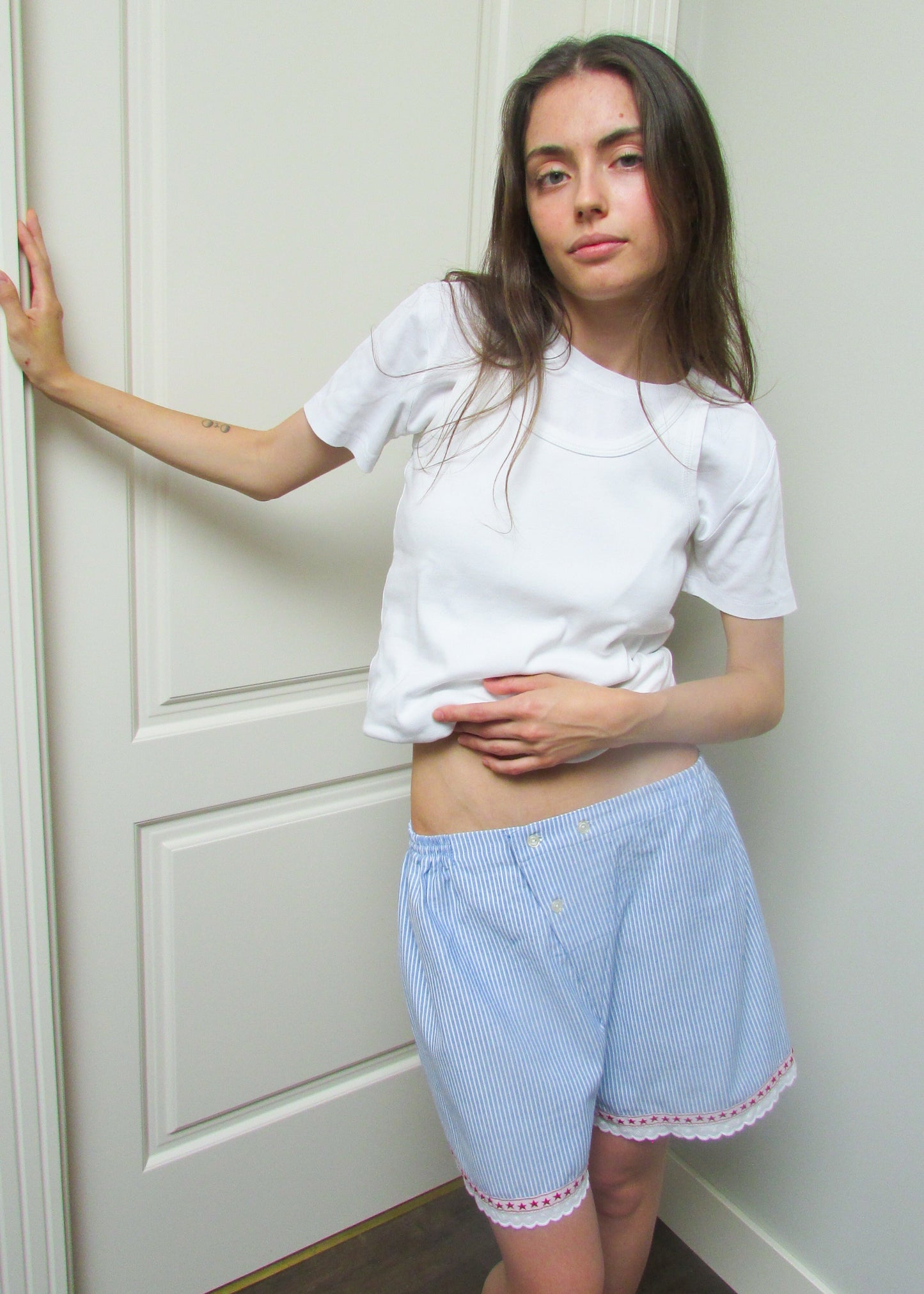 Bardot Striped Blue Pants