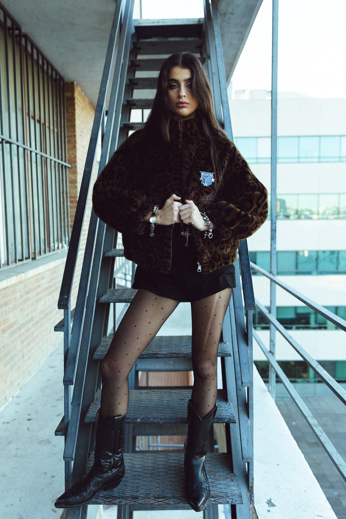 Kates Leopard Jacket (dark)