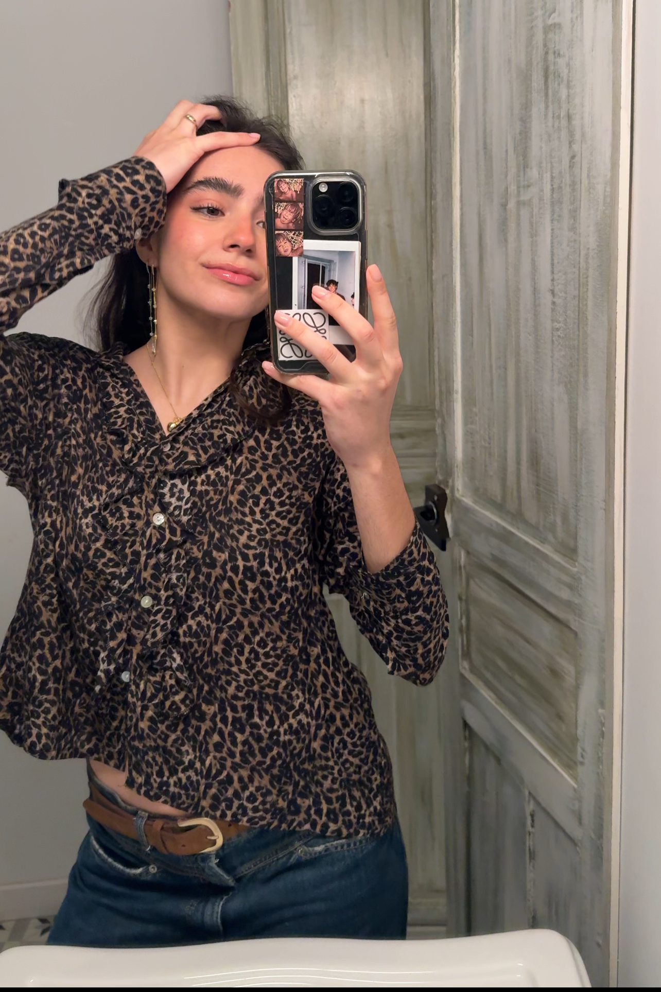 Debbie Leopard Shirt