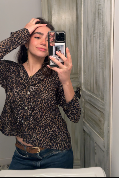 Debbie Leopard Shirt