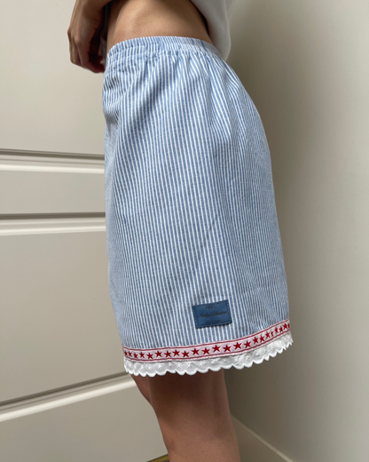 Bardot Striped Blue Pants