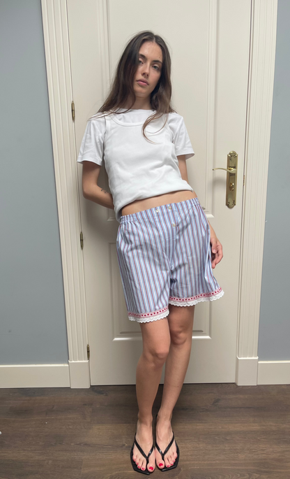 Bardot Striped Red Pants