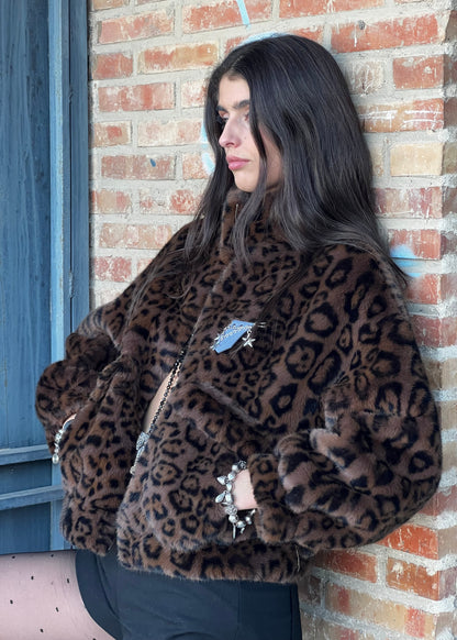 Kates Leopard Jacket (dark)