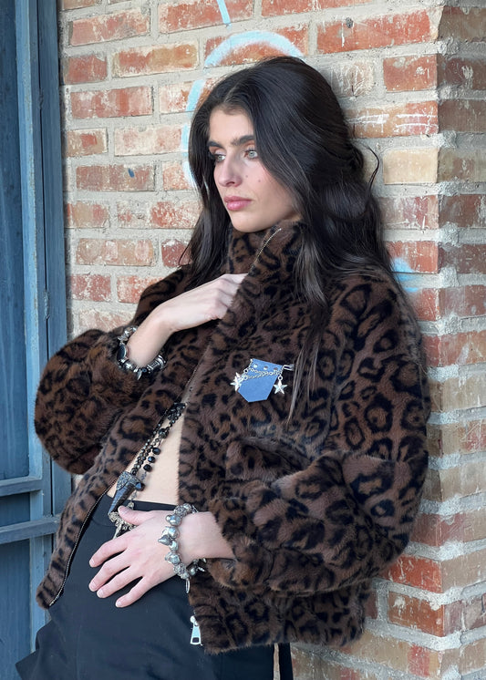 Kates Leopard Jacket (dark)